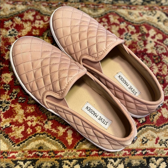 Like New Steve Madden Pink Loafers - Picture 3 of 6
